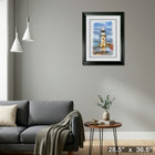 Lighthouse - Framed Print - 28" x 36"-Ready to hang - arrives fully assembled
