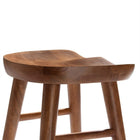 Modway Saville Backless Wood Counter Stools - Walnut - Set of 2-9