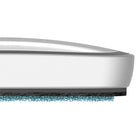 Quartet Max Clean Dual Material Eraser with Magnetic Caddy - 6.14" x 2.44" - Silver-Colour: Silver