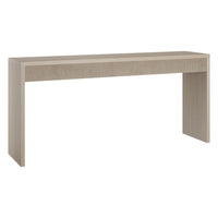Hudson&Canal Lawrence 64" Wide Rectangular Fluted Console Table - Alder White-A modern contemporary design for your entryway, living room, den, and more