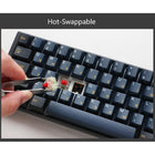 Ducky ONE 3 Pro Nazca RGB Mechanical Keyboard - MX Silver Switch - Mini Layout - Black-Hot-swappable: Fully hot-swappable.