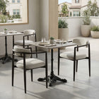 Zuo Midori Dining Chair - White-Dimensions: 22.6" L x 22.0" W x 29.7" H
