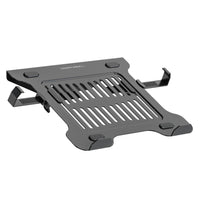 ShoppingAll VESA Laptop Mount Tray for Monitor Arms and Stands - Black-Tray holds 10" -15.6" laptops securely and is compatible with 75mm x 75mm or 100mm x 100mm VESA mounting holes