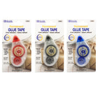 BAZIC Products Permanent Glue Tape - 8 mm x 8 m - 12 Pack-Permanent glue tape is portable and easy to use