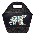 Oscardo Spring Bear by Dawn Oman Lunch Bag-Authentic Indigenous Art Designs - Showcases stunning artwork by First Nations, Inuit, and Métis artists from across Canada, bringing Indigenous culture and creativity to everyday life