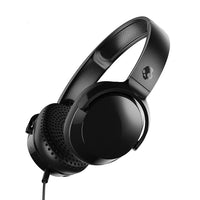 Skullcandy Riff Wired On-Ear Headphones with Microphone - Black-3.5mm plug