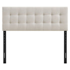 Modway Emily Fabric Upholstered King Size Headboard - Linen-King Size Headboard