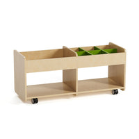 Mitybilt Coastal Build Mobile Storage - 48" L x 18" D x 21.5" H -0.75” plywood construction