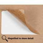 JAM Paper Mailing Address Labels, 2 x 4, Brown Kraft, 2 sets of 120 (4513703g)-Label sheet size: 8-1/2" x 11"