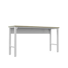 Manhattan Comfort Fortress 72.4" Modern Garage Table - White-Home Assembly Required. All Hardware Included