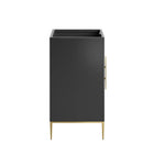 Modway Awaken 24" Bathroom Vanity Cabinet - Black-Fixtures Not Included