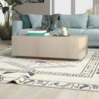 Hudson&Canal Paxton 48"W Rectangular Coffee Table - Alder White-Features easy assembly