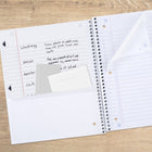 Five Star Waterscape Dusk 1-Subject Notebook - 11" H x 8-1/2" W - 160 Pages-Crop and edit your scans to create customized digital flashcards