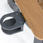 Backyard Lifestyles Folding Adirondack Chair w/Cup Holder- Brown/Black-2 Year Limited Warranty.