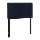 Modway Keira Performance Velvet Twin Headboard - Midnight Blue-Contemporary Modern Headboard
