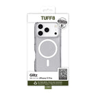 TUFF8 Glitz Clear Mag Case for iPhone 17 Pro - Clear-Screen & Camera Protection: Designed with a raised lip for the lens and bezel of the screen to protect your camera, flash, and screen against scratches when placed face down