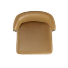 Manhattan Comfort Kirsten 20.5" Modern Leatherette Upholstered Dining Chair - Camel - Set of 2-22" L x 23" W x 32.5" H