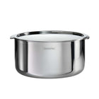 Tramontina Utsava Tri-Ply Clad Stainless Steel Covered Tope Patila-All Cooktop Compatible: Works on all cooktops, including induction, offering versatile cooking options