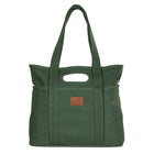General Supply Goods + Co Canvas Tote - Green-Made with sturdy canvas in a green tone