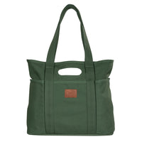 General Supply Goods + Co Canvas Tote - Green-Made with sturdy canvas in a green tone
