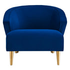 Modway Odyssey Performance Velvet Armchair - Navy-Weight Capacity: 331 lb