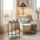 Zuo Anelli Side Table - Bronze-Maximum Weight Capacity: 10