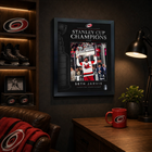 Frameworth Carolina Hurricanes 2026 Stanley Cup Champions: Seth Jarvis PhotoGlass Framed Photo - 18" W x 22" H-Professionally framed in Canada: The image is printed in ultra high definition directly onto the glass itself and finished in a black frame