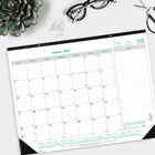 Brownline 2027 EcoLogix Monthly Desk Pad Calendar - 22" x 17"-Full-year reference calendar on each sheet