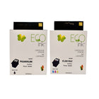 Ecoink Canon PG260XL, CLI261XL Remanufactured Toner Cartridge - High Yield - Black & Colour Combo-Color : Black & Tri-Color