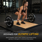 MotionGrey Olympic Weightlifting Platform with Anti-Slip Surface - Black-Anti-slip surface helps improve footing and equipment stability during lifting