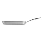 Tramontina 11" Tri-Ply Clad Stainless Steel Square Grill Pan - Induction-Ready-Stylish & Easy to Clean: Mirror-polished exterior with dishwasher-safe convenience (handwashing recommended)