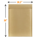 Vangoddy #5 Honeycomb Padded Self-Sealing Mailers - 10.5" W x 16" L - Brown - 100 Pack-Inner Dimension: 15" L x 10: W