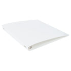 JAM Paper Plastic 0.5" 3-Ring Binder - White-This document holder is a staple for all of your projects, assignments, memos, school work, and any other important documents that need to be kept safe.