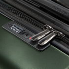 Ricardo Beverly Hills 21" Montecito 2.0 Hardside Carry On Luggage - USB Port - Hunter Green-Secondary packing compartment with zippered divider - Separates belongings for easier organization and cleaner packing
