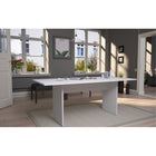 Manhattan Comfort Nomad 67.91" Modern Dining Table - White-Seating Space Capacity for 6 Persons