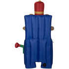 GEMMY Airblown Inflatable Christmas Animated Pop up Toy Soldier Dog - 59"-Self-inflates in seconds and deflates for easy storage