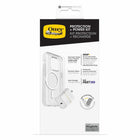 OtterBox Protection&Power Kit (Symmetry Clear MagSafe with Glass & Wall Charger 30W White) iPhone 16 Pro Max - Clear-Raised edges around the camera protect against hard hits