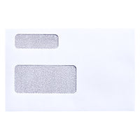SupremeX T4 Tax Slip Double Window Envelopes - 24 lbs. - 5-3/4" x 9" - White - Box of 500-T4 Double Window Envelopes