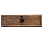 Flash Furniture HERCULES Series 7' x 40" Antique Rustic Folding Farm Table & Four Bench Set-.75" Thick Plank Top with 4" Thick Apron