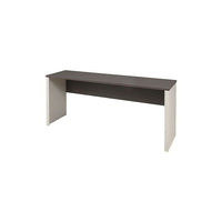 Bestar Connexion Collection Credenza, Sandstone & Slate-1" commercial-grade work surface resists scratches, stains and burns