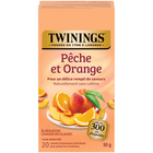 Twinings Peach & Orange Herbal Tea Bags - 20 Pack-Naturally caffeine free herbal tea with the sweet and juicy taste of peach and lively citrus character of orange