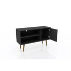 Manhattan Comfort Liberty 42.52" TV Stand, Black (212BMC8)-Recommended for a 32" -46" TV.