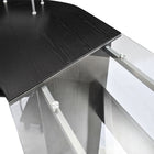 HOMCOM 68.9" L-Shaped Corner Computer Desk with Sliding Keyboard CPU Stand - Black-Equipped with under-desk slide-out keyboard tray is convenient
