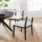 Modway Kai Fabric Dining Chair 2-Piece Set - Salt-Fixed Fabric Seats