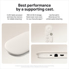 Google TV Streamer - 4K - Porcelain-Launch right into it: Now you can use the remote to open your favourite app or home panel, or switch inputs with the press of a button. Programme it and you're good to go