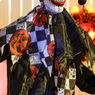 Outsunny 72" Life-Size Animated Clown Halloween Decoration-Safe paint treatment ensures worry-free use for you and your family 