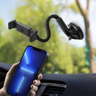 Mighty Mount Simpl Grip - Flexible Gooseneck Dash & Windshield Mount-Two Mounting Options: Can be mounted on Dashboard and Windshield