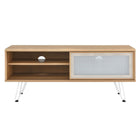 Modway Nomad 47" TV Stand - Oak-Non-Marking Rubber Pads