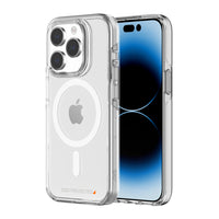 AXS Crystal Shield D3O Case MagSafe Compatible for Apple iPhone 15 Pro - Clear-8ft drop tested, backed by D3O technology
