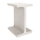 Zuo Bama Side Table - Whitewashed-Colour: Whitewashed
